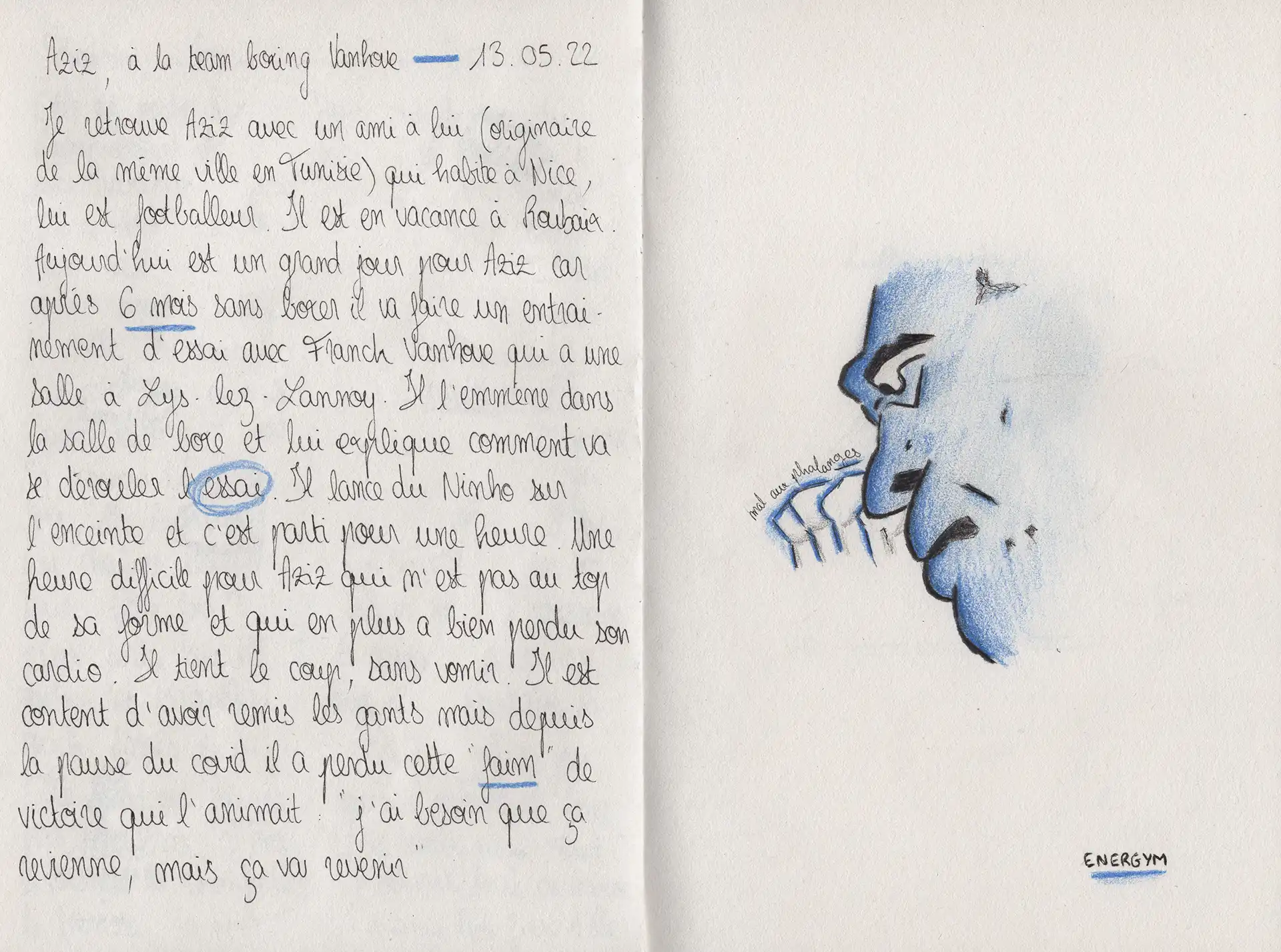 Les poings ouverts Anouk Desury